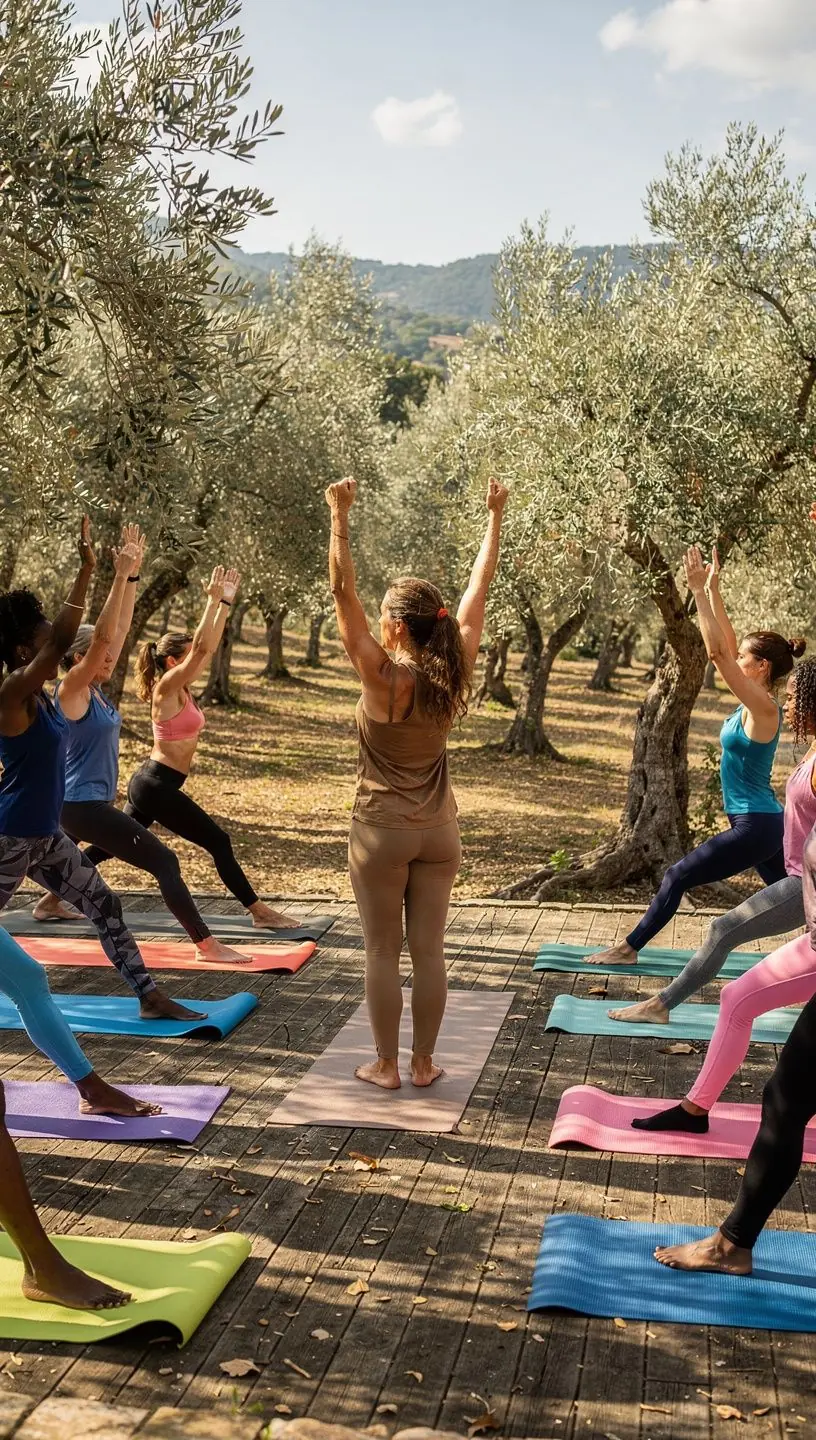 Σαλάτα με φρέσκα λαχανικά και ελαιόλαδο σε ένα παραδοσιακό πιάτο.