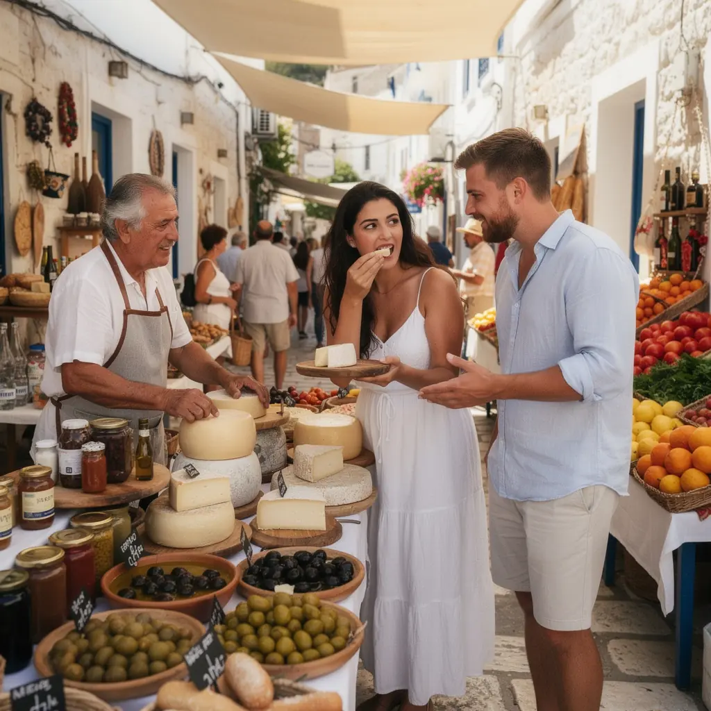 Δύο γυναίκες που μαγειρεύουν μαζί σε μια κουζίνα γεμάτη παράδοση.
